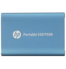 HP Portable SSD 250GB External P500 Series Blue <7PD50AA#ABB> (USB 3.2 Gen2 Type-C, up to 370/200Mbs, 100TBW,