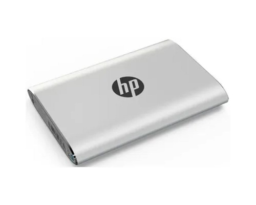 [носитель информации] HP Portable SSD 500GB External P500 Series Silver <7PD55AA#ABB> (USB 3.2 Gen2 Type-C, up to 370/200Mbs, 300TBW, 79х54х10, 45g)