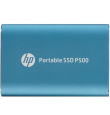 HP Portable SSD 500GB External P500 Series Blue <7PD54AA#ABB> (USB 3.2 Gen2 Type-C, up to 370/200Mbs, 300TBW