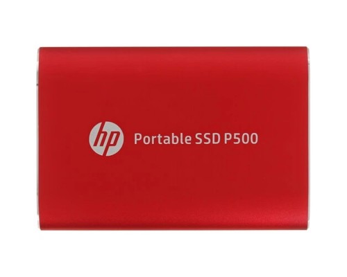 [носитель информации] HP Portable SSD 500GB External  P500 Series Red <7PD53AA#ABB> (USB 3.2 Gen2 Type-C, up to 370/200Mbs, 300TBW, 79х54х10, 45g)