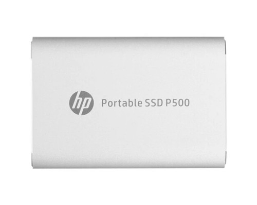 [носитель информации] HP Portable SSD 1TB External P500 Series Silver <1F5P7AA#ABB> (USB 3.2 Gen2 Type-C, up to 420/420Mbs, 500TBW, 79х54х10, 45g)