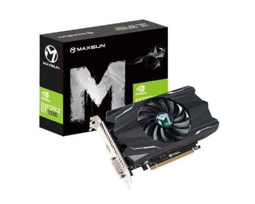 [Видеокарта] Видеокарта MAXSUN MS-GT1030 Transformer 4G GDDR4, 128bit, 1152/1380MHz, HDMI/DVI 1 FAN (MS-GT1030 TF 4GD4) RTL