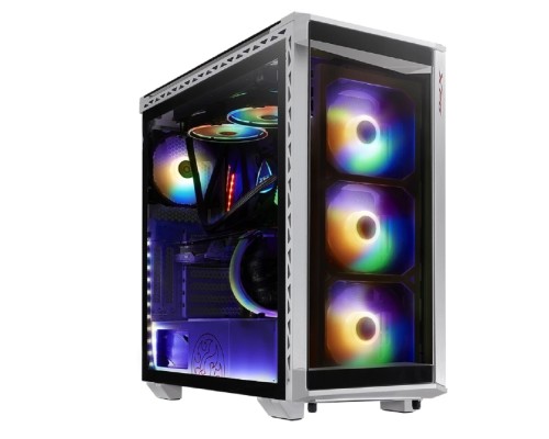[корпус] XPG BATTLECRUISER WHITE (BATTLECRUISER-BKCWW) (Midi-Tower, белый, TG*4, 120mm ARGB fan*4)