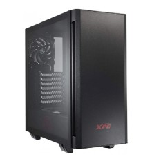 XPG INVADER BLACK (INVADER-BKCWW) (Midi-Tower, черный, TG, 120mm fan*2)