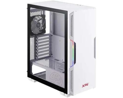 [корпус] XPG STARKER WHITE (STARKER-WHCWW) (Midi-Tower, белый, TG, 120mm ARGB fan + 120mm fan)