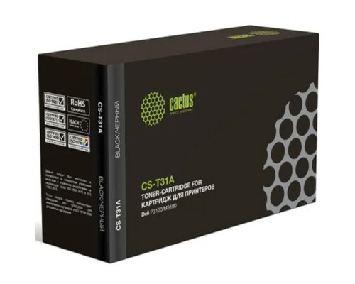 [расходные материалы] Картридж лазерный Cactus T31A CS-T31A черный (2000стр.) для Deli P3100/M3100