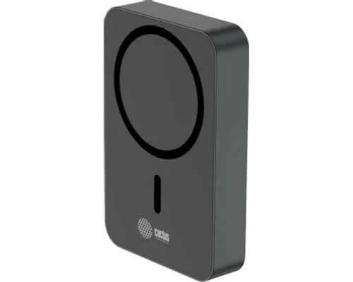[Аксессуар] Мобильный аккумулятор Cactus CS-PBFSTA-10000 10000mAh 22.5W 4.5A USB-C беспров.зар. серый