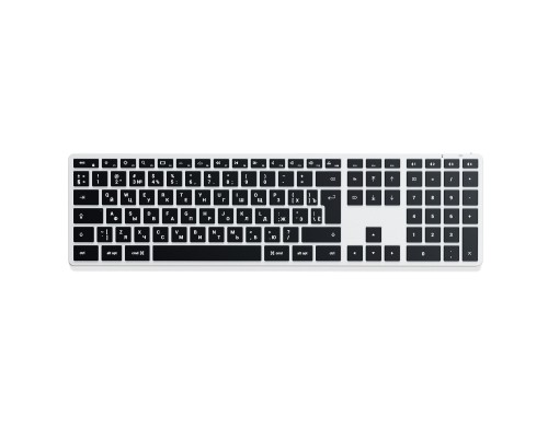 [Опции к ноутбукам] Satechi Slim X3 Bluetooth Keyboard-RU - Silver [ST-BTSX3S-RU]