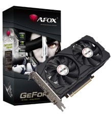 Видеокарта AFOX GTX1660TI 6Gb 192bit GDDR6 DP/DVI/HDMI  ATX Dual Fan (AF1660TI-6144D6H4) RTL