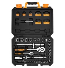 DEKO Набор инструментов для авто в кейсе DKMT72-1 [083-2007] (72 предмета)