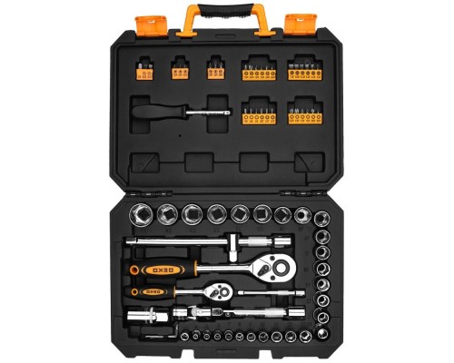 [Наборы инструмента] DEKO Набор инструментов для авто в кейсе DKMT72-1 [083-2007] (72 предмета)