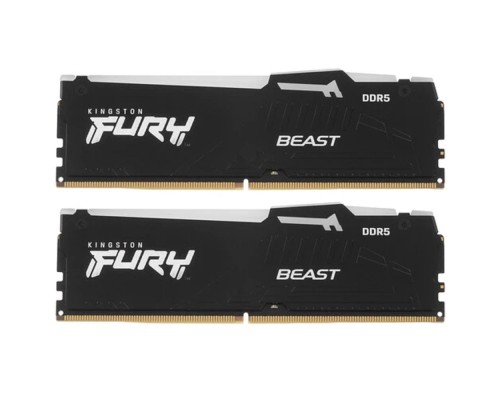 [Модуль памяти] Kingston 16GB 6000MT/s DDR5 CL30 DIMM (Kit of 2) FURY Beast RGB EXPO KF560C30BBEAK2-16