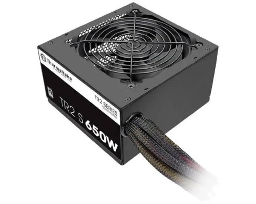 [Блок питания] Блок питания ПК Thermaltake TR2 S 650 /0650W/Non Modular/Non Light/Single Voltage/Analog/80 Plus/EU/Non JP CAP/All Flat Cables