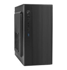 Exegate EX298155RUS MINITOWER mATX W/PSU 2 х USB+USB3.0 HD Audio черный BAA-408U EX298155RUS EXEGATE