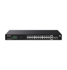 IP-COM G2228P-24-410W Web smart коммутатор с 26 гигабитными портами и 2 SFP-портоми, PoE 24х30Вт (до 370Вт)