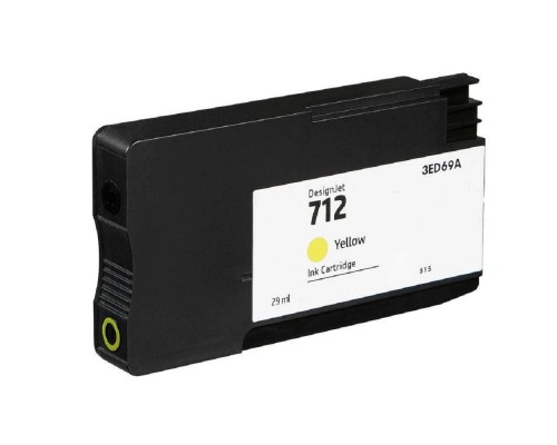[Расходные материалы] Картридж Hi-Black 712 (3ED69A) HP DesignJet T650/T630/T250/T230/T210/Studio Plotter Printers, Y
