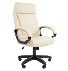 Офисное кресло Chairman 794LT Россия чер.пласт экокожа светло-бежевая (7176100)