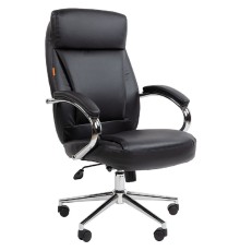 Офисное кресло Chairman 794 Россия хром экокожа черная (7163860)