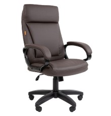 Офисное кресло Chairman 794LT Россия чер.пласт экокожа коричневая (7166002)