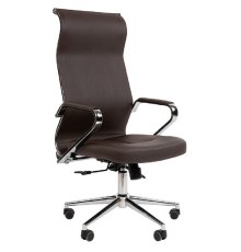 Офисное кресло Chairman 702 Россия экопремиум коричневый (7171921)