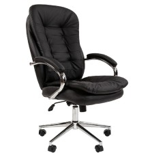 Офисное кресло Chairman 795 Россия нат.кожа/экокожа черная N (7116602)