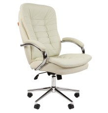 Офисное кресло Chairman 795 Россия нат.кожа/экокожа белая N (7116605)