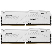 Память оперативная/ Kingston 32GB 6000MT/s DDR5 CL36 DIMM (Kit of 2) FURY Beast White RGB EXPO