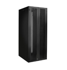 Серверный шкаф напольный RackMann 22 U (600x600), перед. дверь перфор., зад. стенка перфор., черный