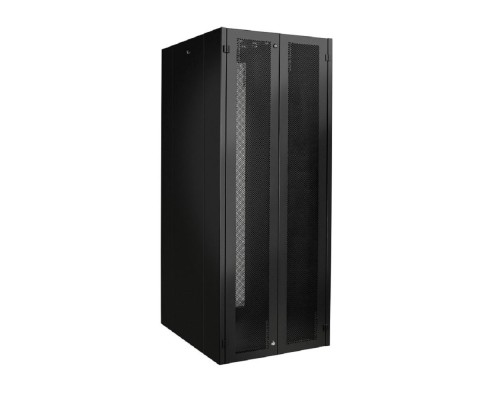 [Монтажные шкафы] Серверный шкаф напольный RackMann 22 U (600x800), перед. дверь перфор., зад. стенка перфор., черный
