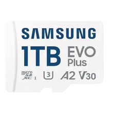 Micro SecureDigital 1TB Samsung Class 10 Evo Plus A2 V30 UHS-I  (R/W  90/160 MB/s) + SD адаптер