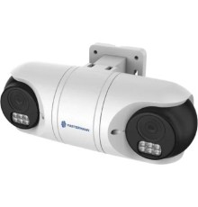 2Мп  купольная сдвоенная  IP-камера Dual Объектив 2,8мм,Один IP-канал, макролон, Up to 1920х1080@30к/с