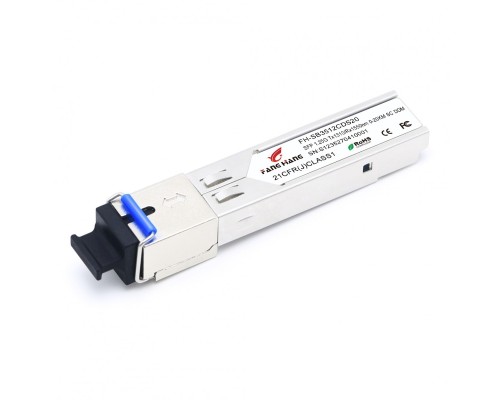 [Сетевое оборудование] ELTEX FH-SB3512IDS20 SFP 1,25 GE модуль, 20 км, SM, 1 волокно, комплект TX/RX 1310/1550 SC, DDM, INDUSTRIAL