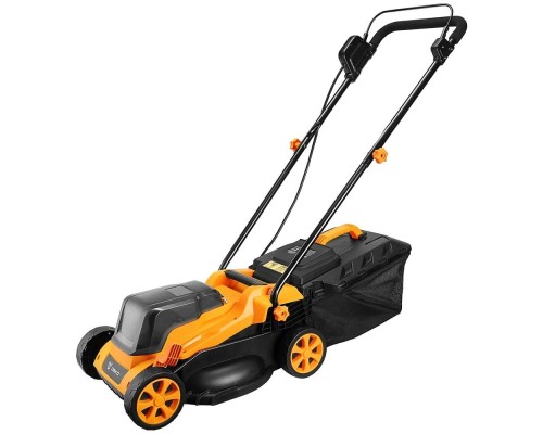 [Газонокосилка] DEKO DKLM20V Газонокосилка аккумуляторная бесщеточная [083-2019] { 20В, 2x4.2 А ч, з/у, 320мм }