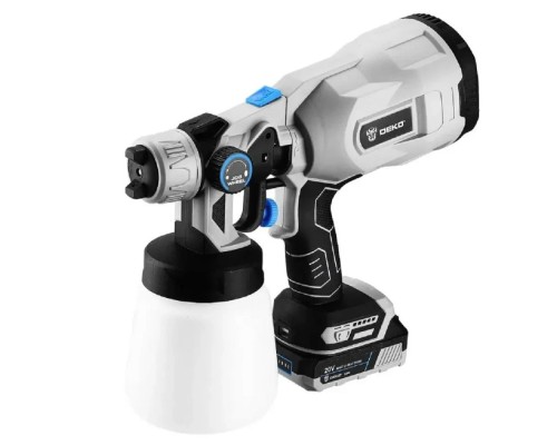 [Краскопульты] Краскопульт аккумуляторный DEKO SG20DK Max, 20В, 800 мл, 1x3.0Ач [083-1135]