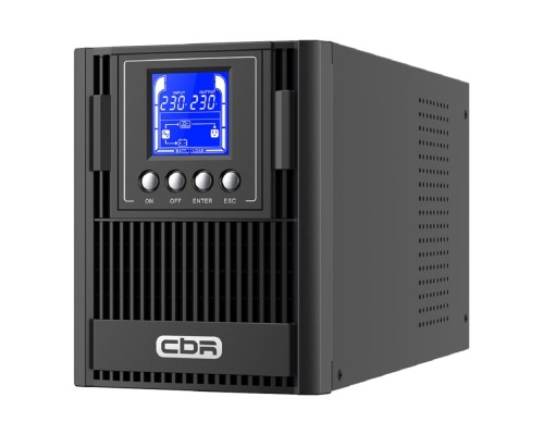 [ИБП] ИБП CBR ESSENCE ESN-1000 [Online 1000 VA / 1000 W, Tower, 3 x EURO, LCD, HID-USB, RS232, EPO, SNMP slot]