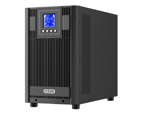 [ИБП] ИБП CBR ESSENCE ESN-3000 [Online 3000 VA / 3000 W, Tower, 4 x EURO + 1 x TB, LCD, HID-USB, RS232, EPO, SNMP slot]