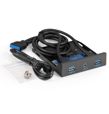 Exegate EX298351RUS Планка USB на переднюю панель ExeGate U3H-627S, 3,5