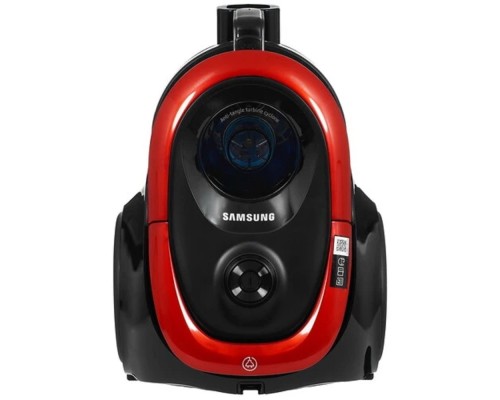 [Пылесос] Samsung VC18M2130SR/EV Пылесос, контейнер, 1800 Вт, чёрный/красный