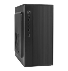 Exegate EX298152RUS Корпус Minitower ExeGate BAA-408-AAA350 (mATX, БП AAA350 с вент. 8см, 2*USB, HD Audio, черный)