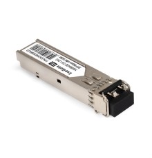 Exegate EX298329RUS Трансивер SFP EXT-1G-MM850-LC2-550M (1000Base-SX для многомодового оптического кабеля, 1,25 Гбит/с, Tx:850/Rx:850 нм, до 550 м, разъем Duplex LC)