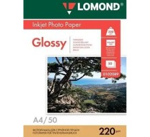 Фотобумага LOMOND Двусторонняя глянцевая A4/220/50л. (0102089)
