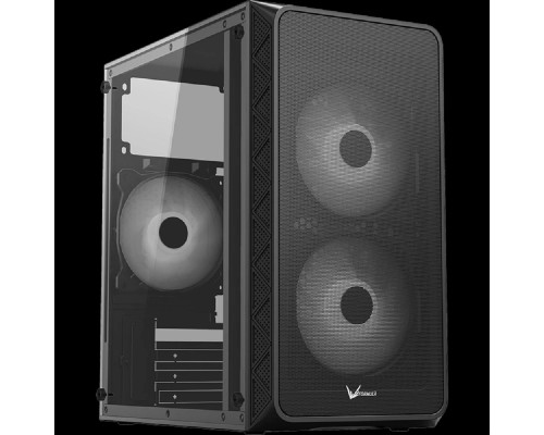 [корпус] Formula Air Mesh G4 Black (mATX, Acryl, 2xUSB, 1x12cm fan. 1x3.5