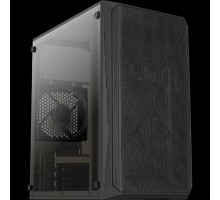 Formula CS-107 Black (mATX, без БП, Window, USB3.0 x1, USB2.0 x1, 12cm black fan x 1)