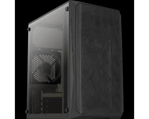 [корпус] Formula CS-107 Black (mATX, без БП, Window, USB3.0 x1, USB2.0 x1, 12cm black fan x 1)