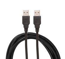 Bion Кабель удлинительный USB 2.0 AM/AM, 1.8 м, черный [BXP-CCP-USB2-AMAM-018]