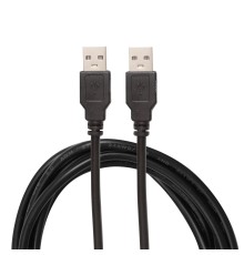 Bion Кабель удлинительный USB 2.0 AM/AM, 1.8 м, черный [BXP-CCP-USB2-AMAM-018]