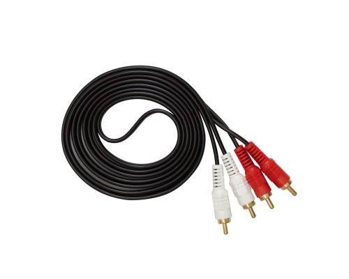 [Кабели Audio, Video] Bion Кабель аудио, 2RCA - 2RCA, 1.8 м [BXP-CCA-2R2R-018M]