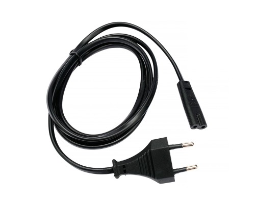 [кабели] Cablexpert  Кабель питания CEE 7/16-C7, 2х0.5мм2, 2.5А, 1.5м, черный, пакет (PC-184/2-1.5M)