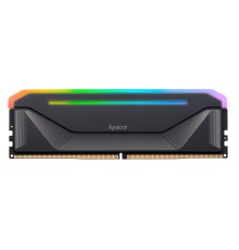 Оперативная память Apacer  DDR5  32GB  5600MHz DIMM NOX RGB Black Gaming Memory (PC5-41600) CL40 1.25V (Retail) 2048*8  Heat Sink (Retail) 3 years (AH5U32G56C522NBAA-1)