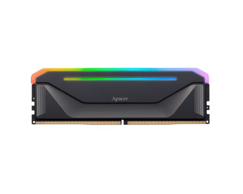 [Модуль памяти] Оперативная память Apacer  DDR5  32GB  5600MHz DIMM NOX RGB Black Gaming Memory (PC5-41600) CL40 1.25V (Retail) 2048*8  Heat Sink (Retail) 3 years (AH5U32G56C522NBAA-1)